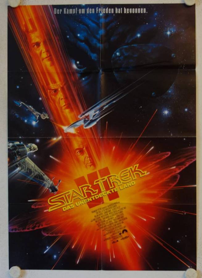 Star Trek VI - The undiscovered Country original release german movie poster
